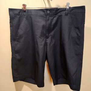 FILA Men's Black Golf Bermuda Flat Front Short Size 38
